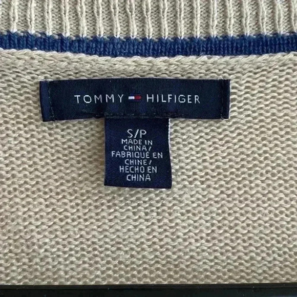 Tommy Hilfiger Tan Long-Sleeve Open Front Cardigan, Women’s Small Cardigan - Picture 2 of 8